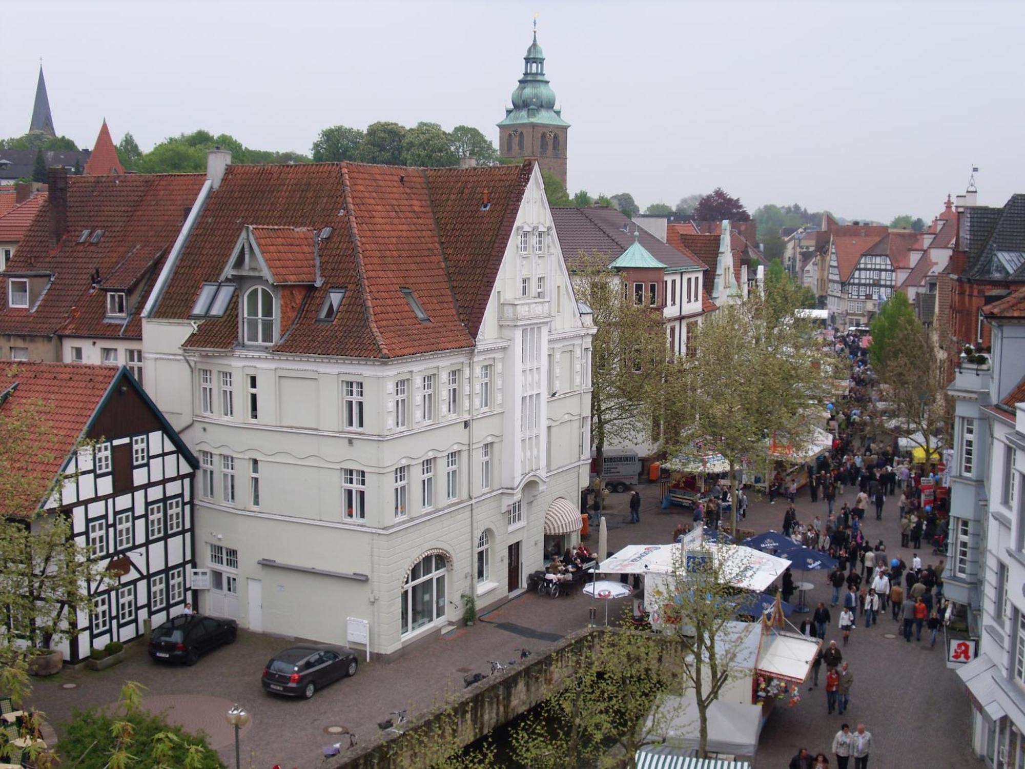Hotel & Cafe Kleinergruenauer Bad Salzuflen Ngoại thất bức ảnh
