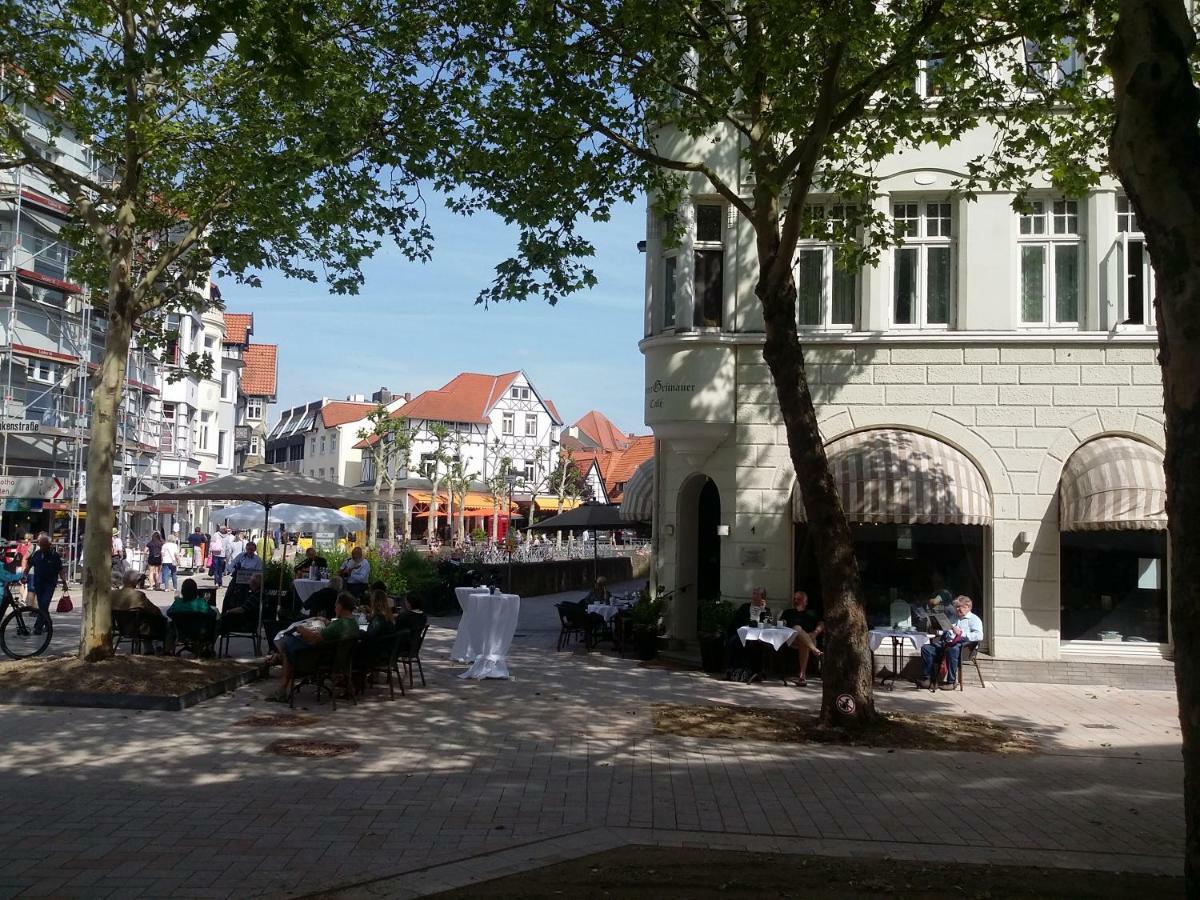Hotel & Cafe Kleinergruenauer Bad Salzuflen Ngoại thất bức ảnh